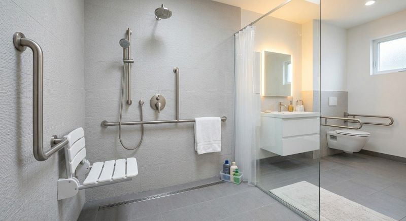 Accessible Shower Construction in Portland, ME