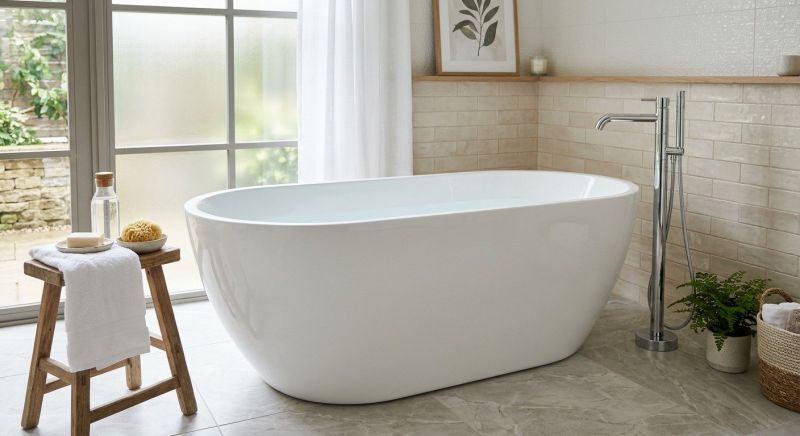 Large Bathtub Installation in Portland, ME